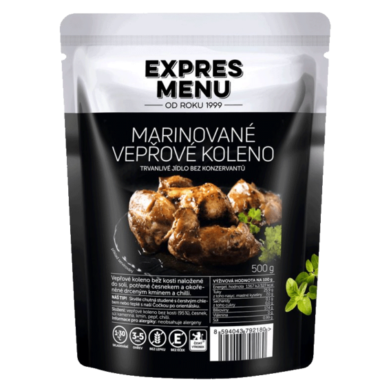 Expres menu Marinované vepřové koleno