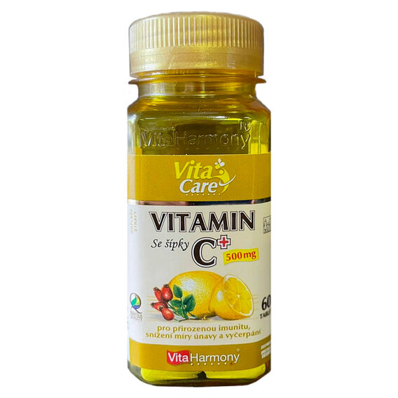 VitaHarmony Vitamin C se šípky 500 mg