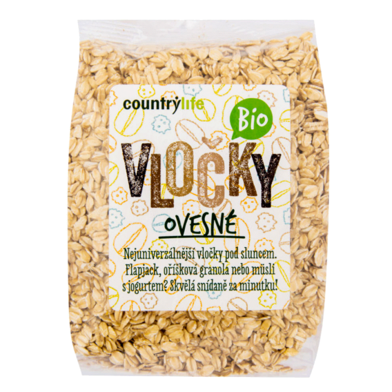 Country Life Vločky ovesné BIO