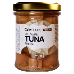 GymSupps Tuňák žlutoploutvý filety ve vlastní šťávě