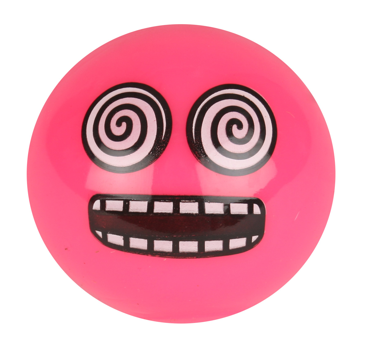 Emoji svítící skákací míček růžový
