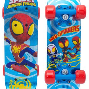 Miniskateboard pro děti ve stylu Spideyho.