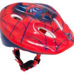 Přilba pro děti ve stylu Spidermana pro obvody hlavy 52 -56 cm.