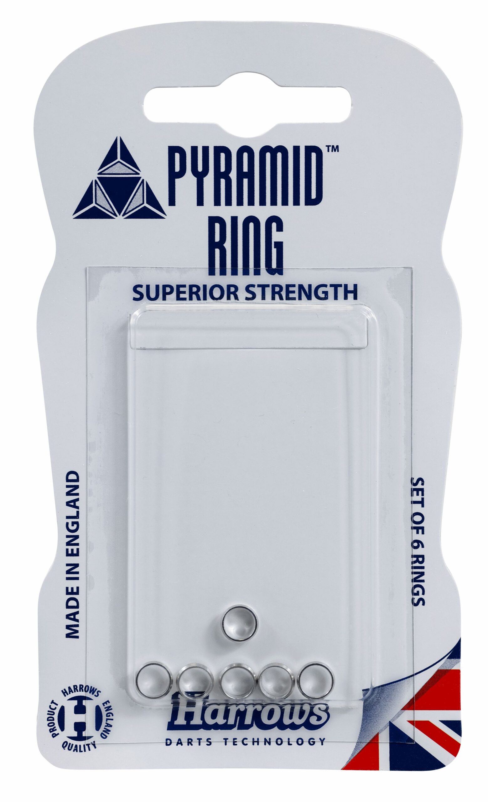 Harrows Kroužky Harrows Pyramid Rings - silver