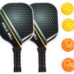 Sada pálek s míčky na hru Pickleball pro pokročileší hráče.