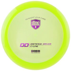 Transparentní rychlý discgolf drive disc 11 - 6 - -3 - 2