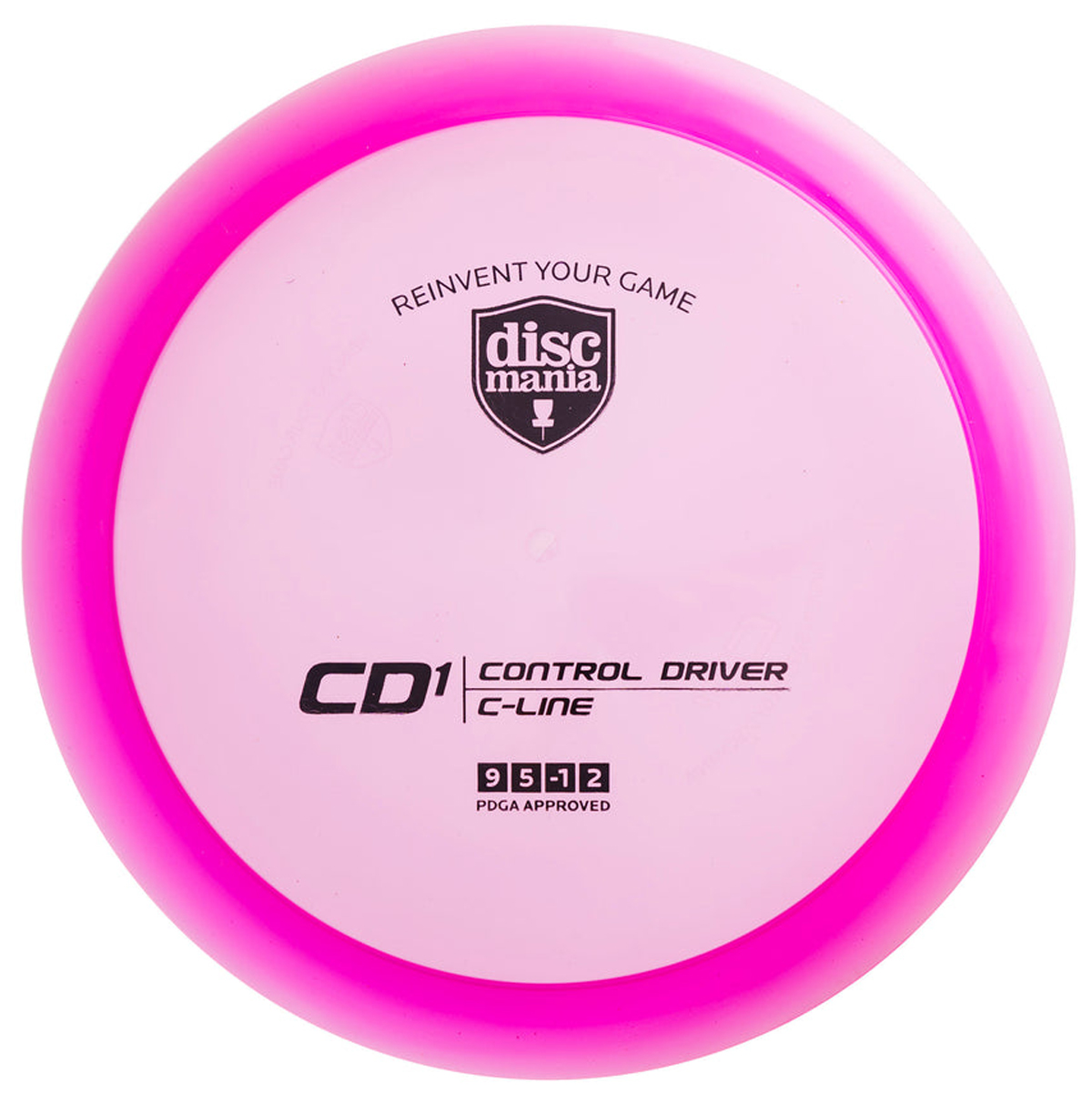 Transparentní discgolf drive disc 9 - 5 - -1 - 2