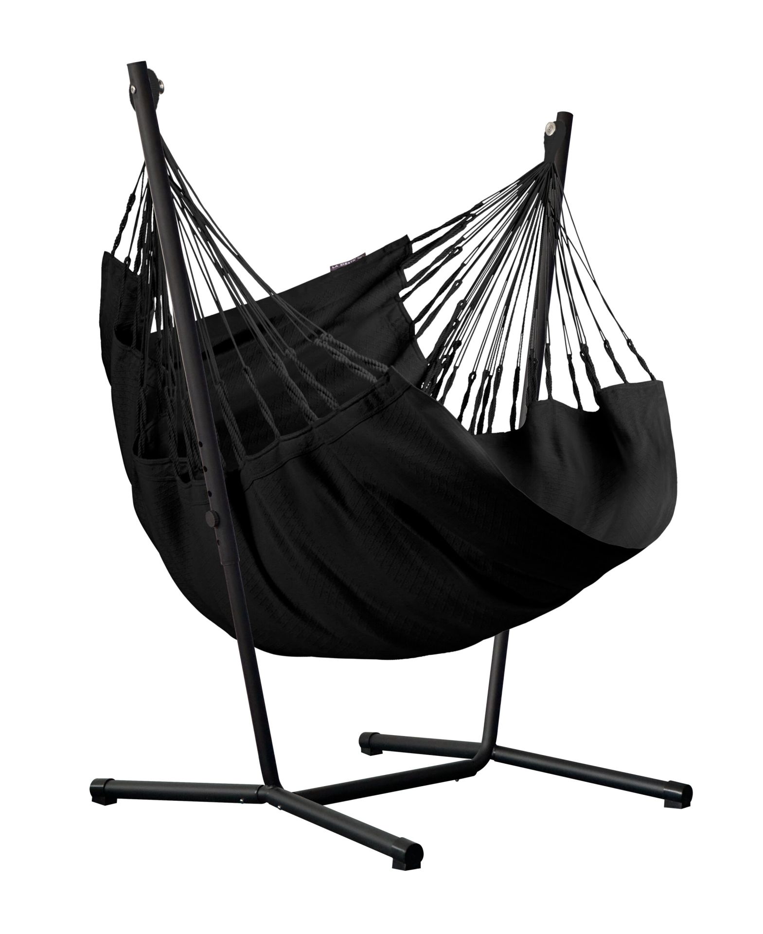 La Siesta Houpací sedačka se stojanem La Siesta Fiji set Organic Comfort Onyx – Fiji set Organic Comf. Onyx