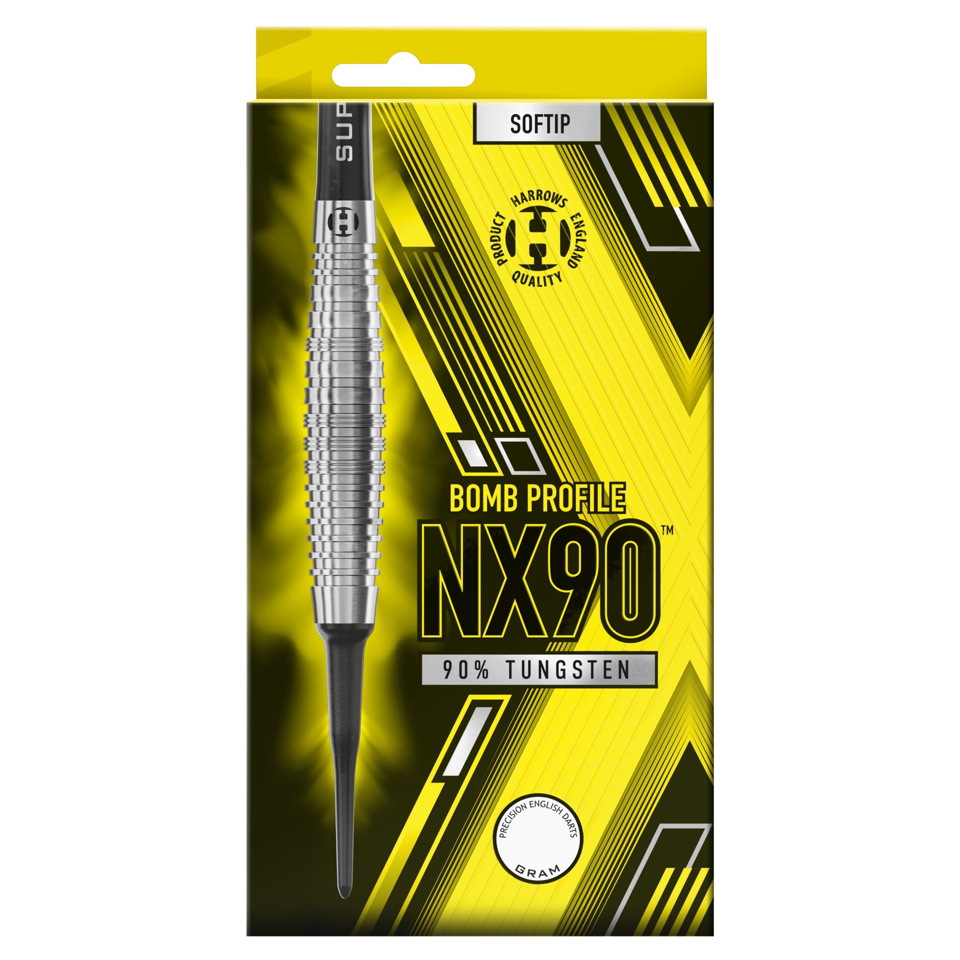 Harrows Šipky Harrows NX90 Bomb 90% soft 18g – NX90 Bomb 90 soft 18g