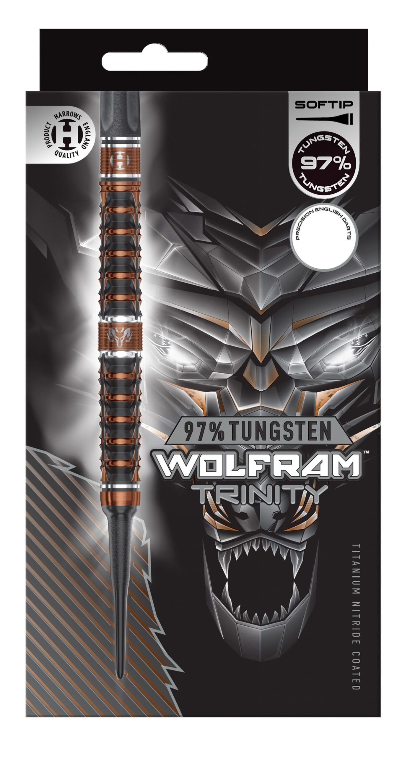 Harrows Šipky Harrows Wolfram Trinity 97% QP soft 18g – Wolfram Trinity 97 QP soft 18g