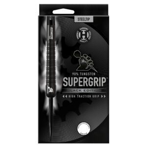 Harrows Šipky Harrows Supergrip Black Edition 90% steel 30g - Supergrip 90 Black E steel 30g
