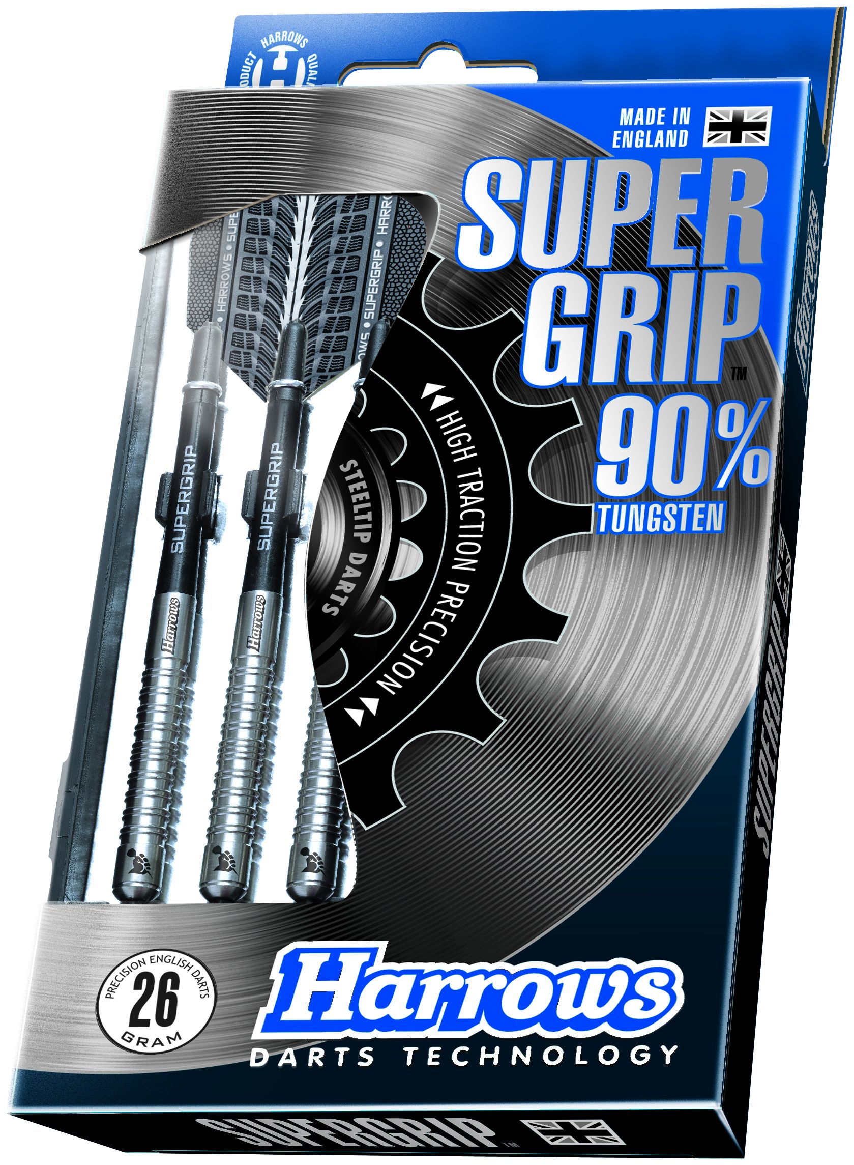 Harrows Šipky Harrows Supergrip 90% steel 21g
