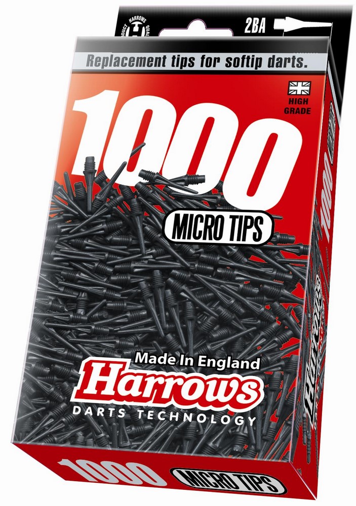 Harrows Hroty Harrows Micro soft 2ba 1000ks box – black