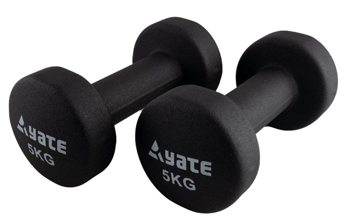 Činky AEROBIC neopren 2 x 5 kg