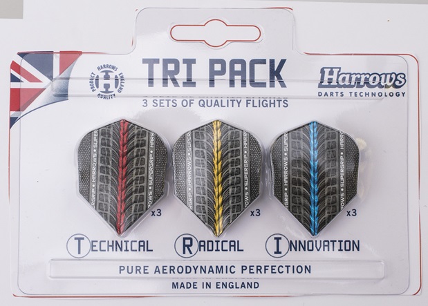 Harrows Sada letek Harrows Supergrip Flight 3 Pack – Supergrip flight 3 Pack
