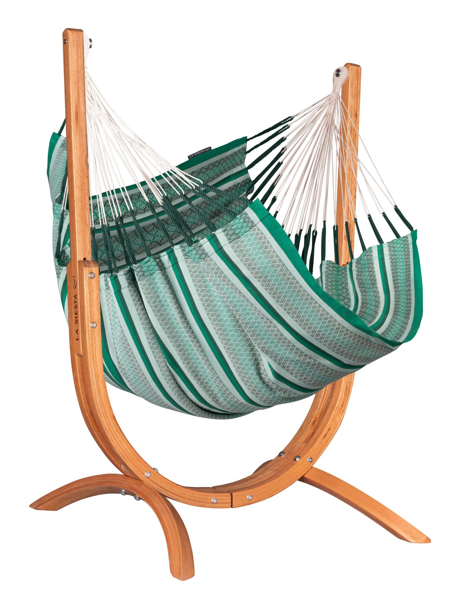 La Siesta Houpací sedačka se stojanem La Siesta Udine Organic Agave – Udine set Organic Agave