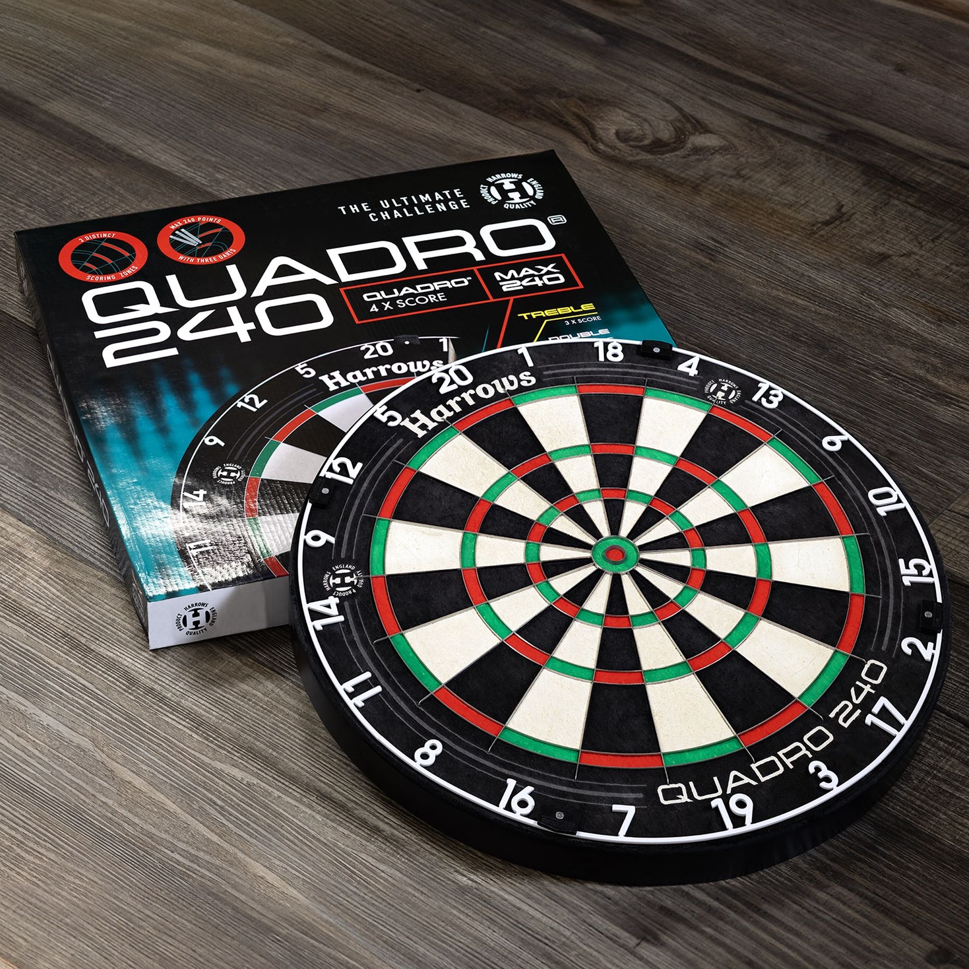 Harrows Sisalový terč Harrows Quadro 240 – Terč sis Quadro 240