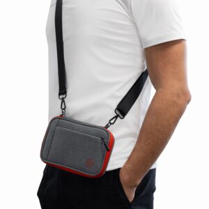 Harrows Pouzdro Harrows Smart Case XL - grey_red