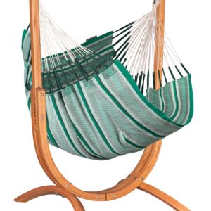 La Siesta Houpací sedačka se stojanem La Siesta Udine Organic Agave - Udine set Organic Agave