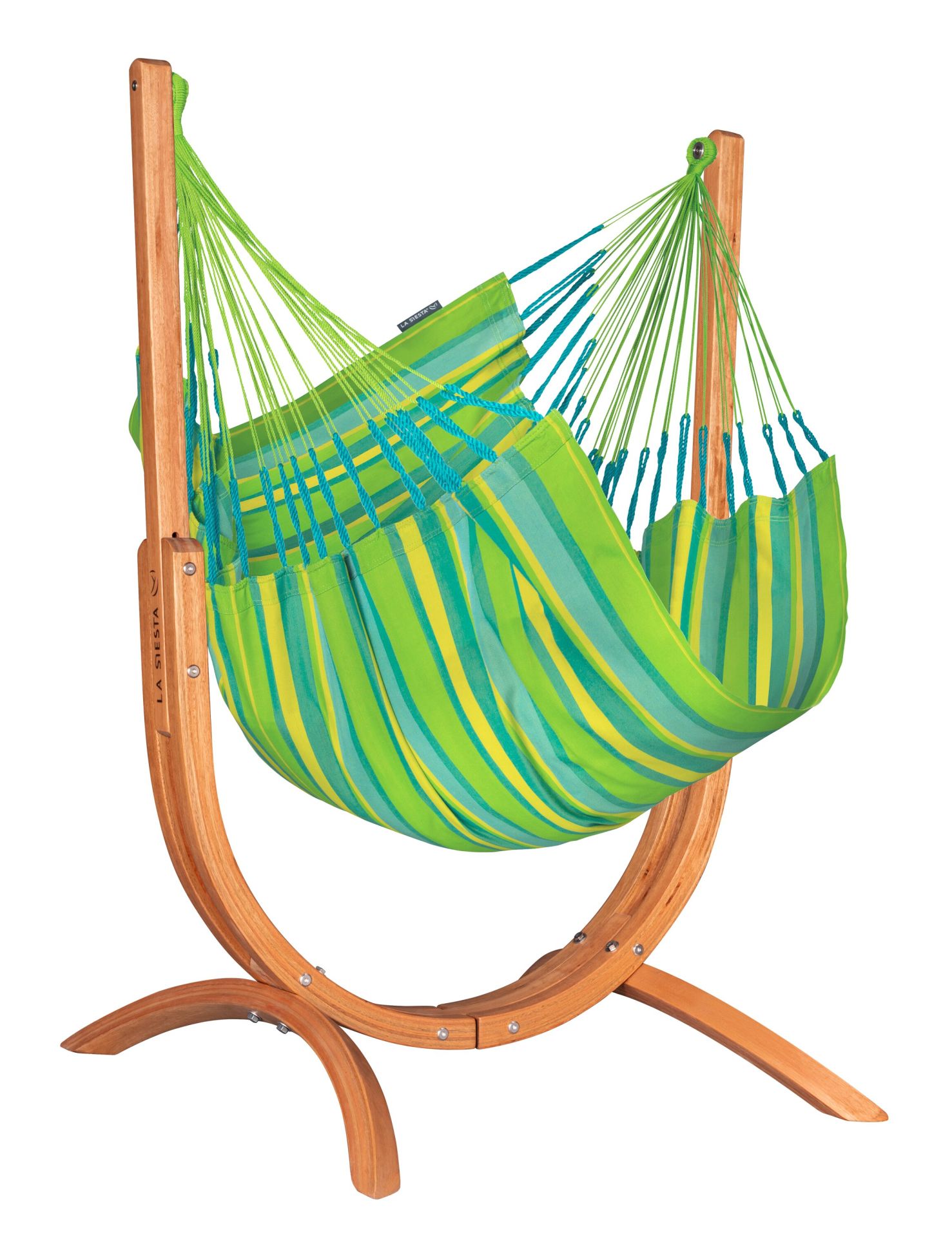 La Siesta Houpací sedačka se stojanem La Siesta Udine Outdoor Lime – Udine set Outdoor Lime