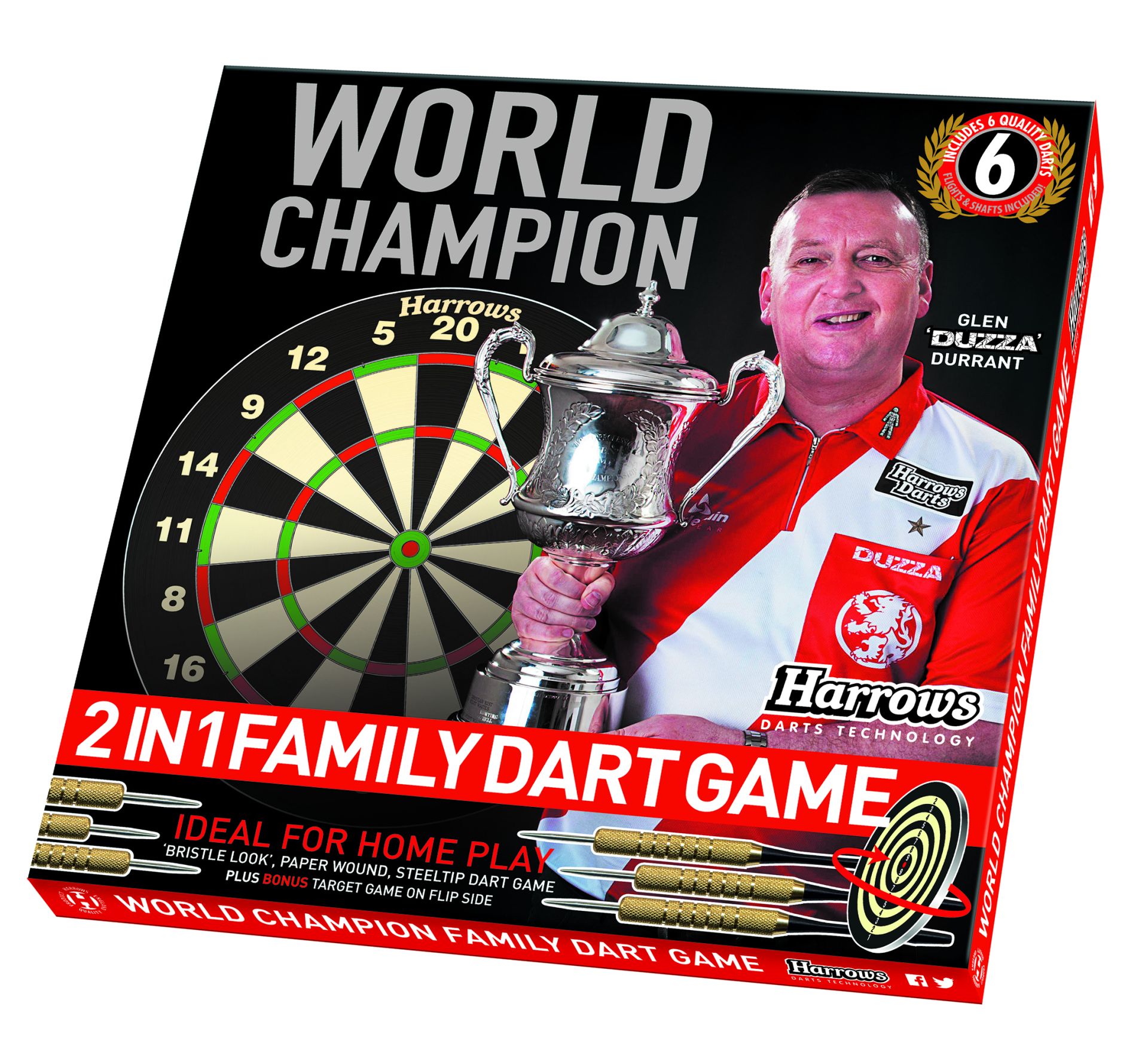Harrows Papírový terč Harrows Champion Family Dart Game – Terč papírový Family Dart Game