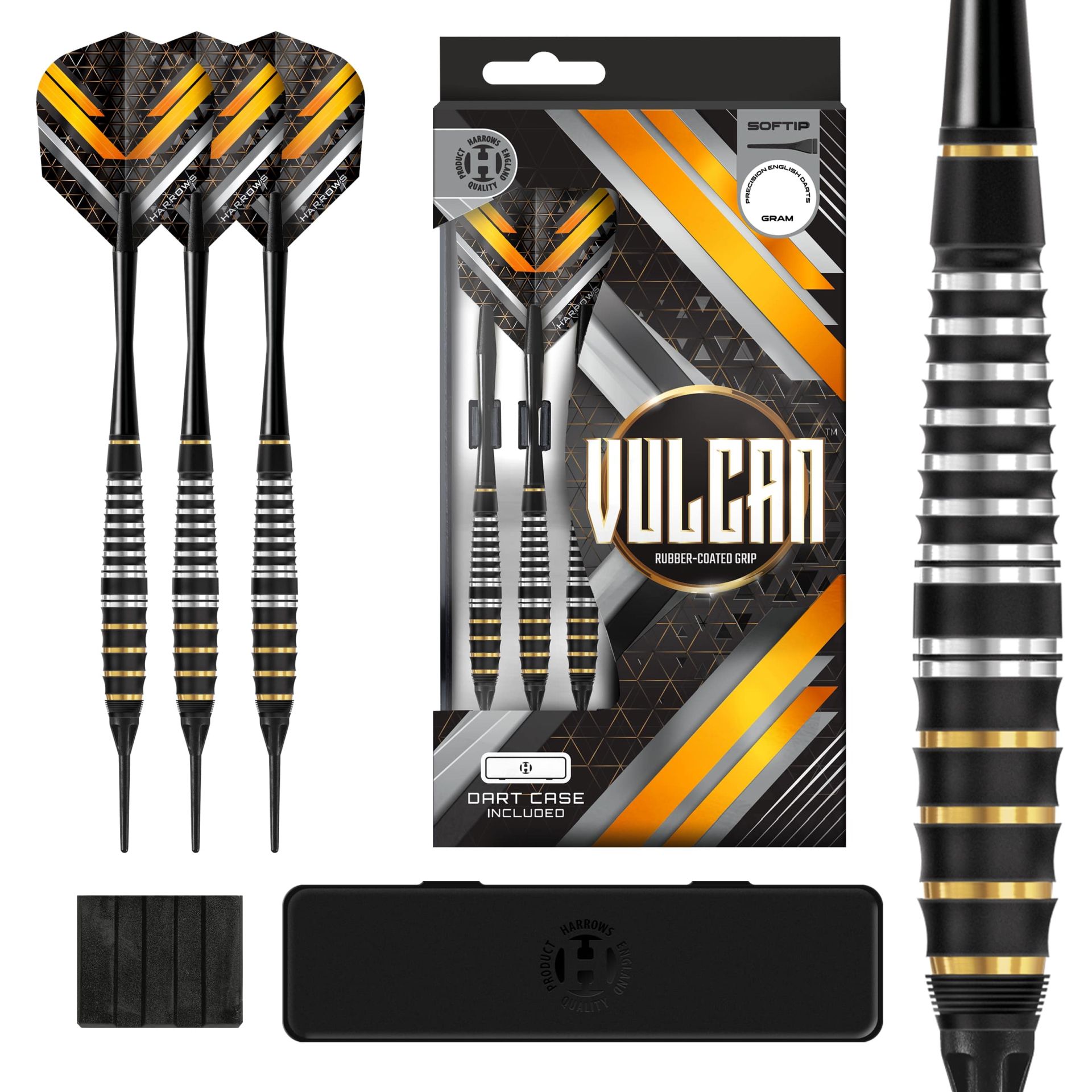 Harrows Šipky Harrows Vulcan Brass soft 18g – Vulcan Brass soft 18g