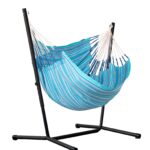 La Siesta Houpací sedačka se stojanem La Siesta Fiji set Organic Basic Azure - Fiji set Organic Basic Azure