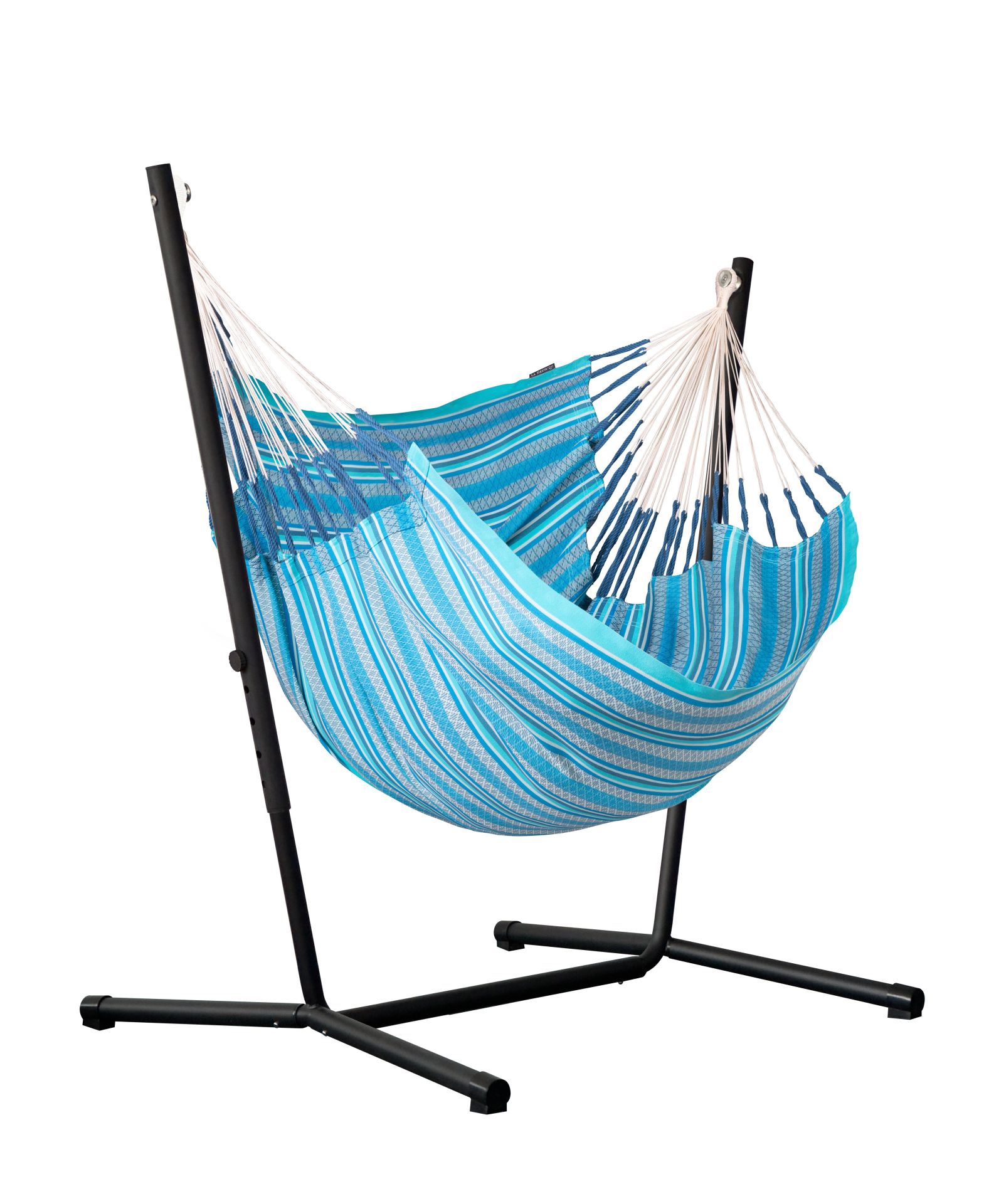 La Siesta Houpací sedačka se stojanem La Siesta Fiji set Organic Comfort Azure – Fiji set Organic Comf. Azure