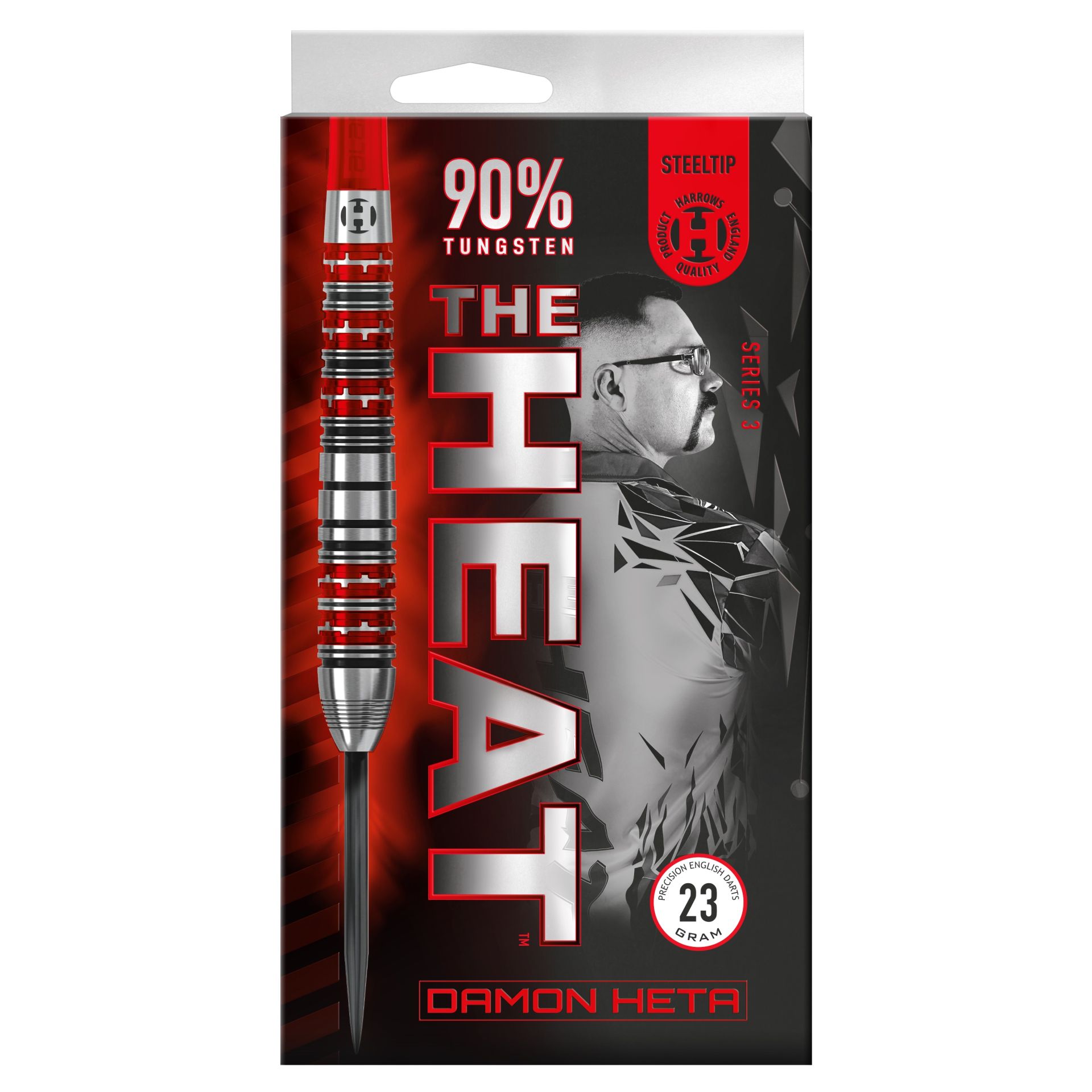 Harrows Šipky Harrows Damon Heta 90% series 3 steel 23g – Damon Heta 90 ser.3 steel 23g
