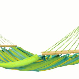 La Siesta Houpací síť s tyčemi La Siesta Alisio Single - 48lime