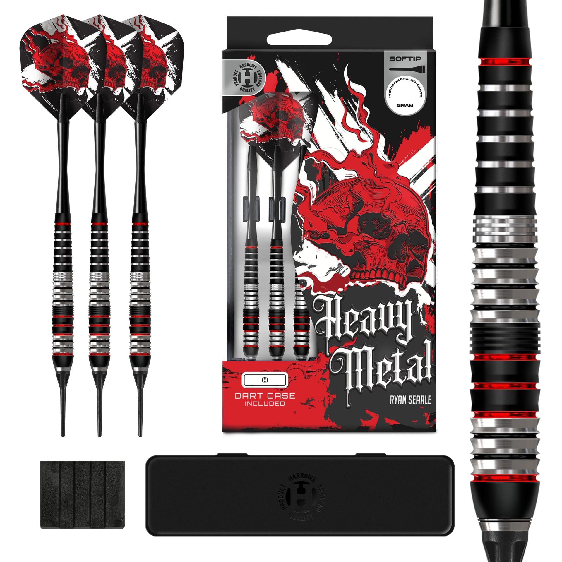 Harrows Šipky Harrows Heavy Metal soft 20g – Heavy Metal soft 20g