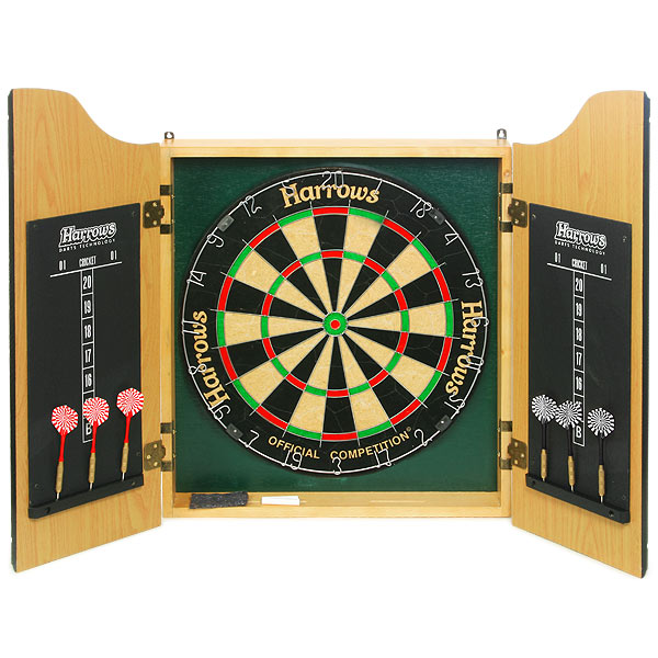 Harrows Sisalový terč se skříňkou Harrows Pro’s Choice Complete Set – Pros Choice Complete Set