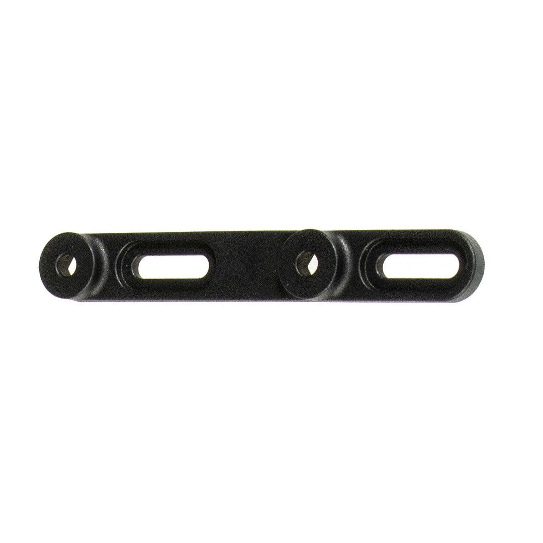 Ortlieb Ortlieb Offset-Plate 64mm, adaptér pro posun doplňků na navářky – black