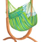 La Siesta Houpací sedačka se stojanem La Siesta Udine Outdoor Lime - Udine set Outdoor Lime