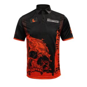 Harrows Tričko Harrows Ryan Searle 2 Player Shirt black/red/white - XL