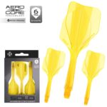 Harrows Násadky Harrows Solo integrované s letkou short - yellow