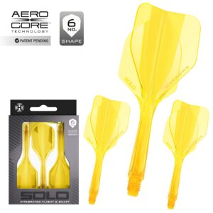 Harrows Násadky Harrows Solo integrované s letkou short - yellow