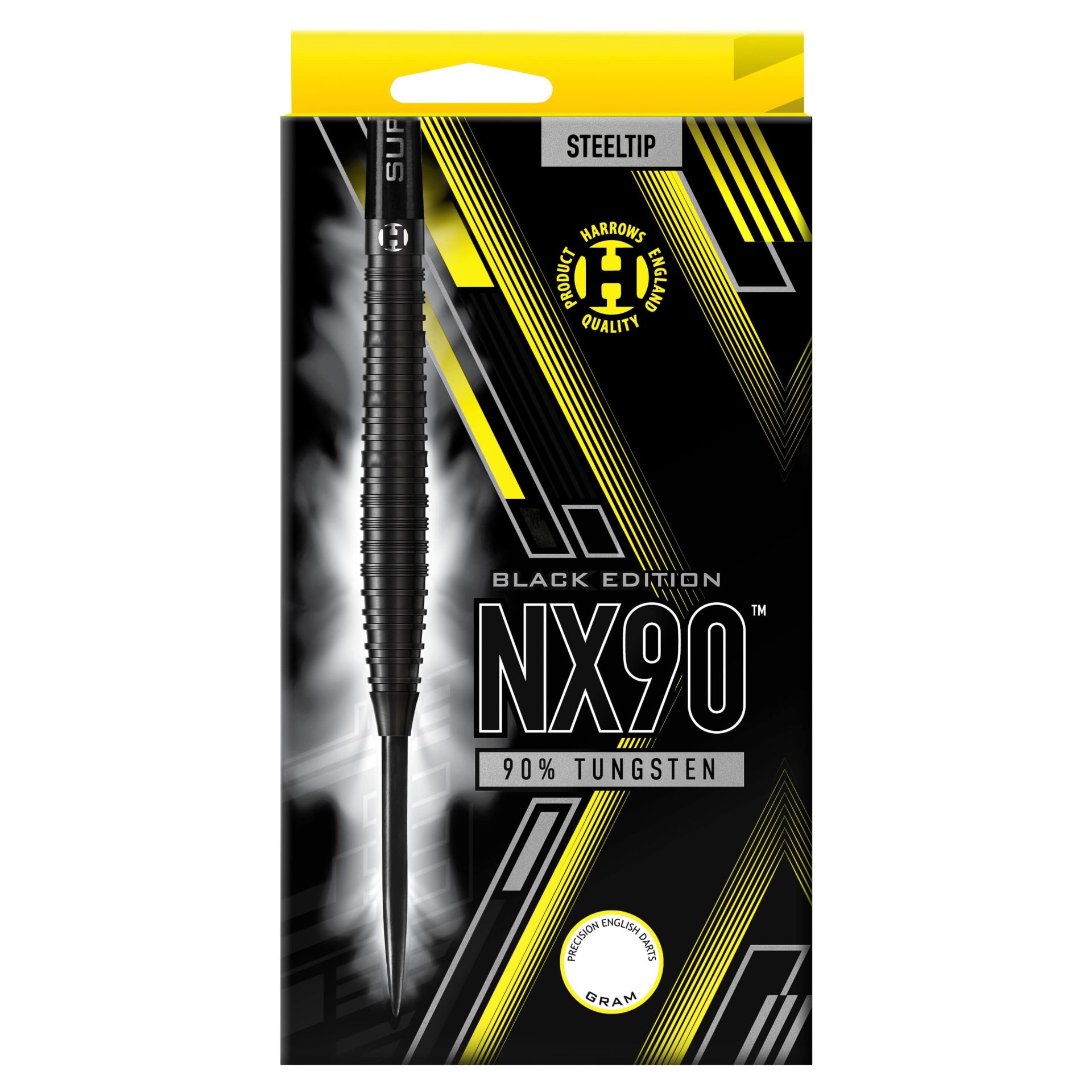 Harrows Šipky Harrows NX90 Black Edition 90 % steel 26g – NX90 Black E. 90 steel 26g