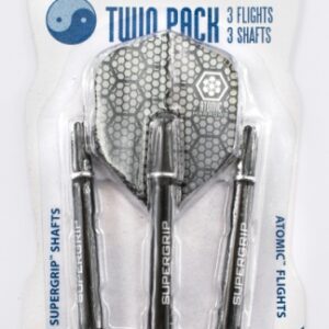 Harrows Násadky a letky Harrows Twin Pack black/silver medium - Twin Pack black/silver medium