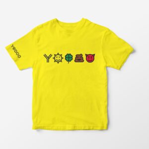 Yedoo Tričko Yedoo Emoji dětské - yellow 3-4